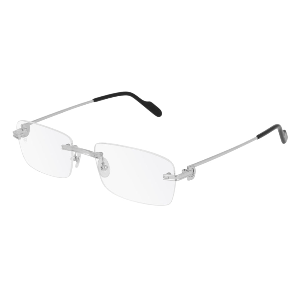 C de Cartier Korrektionsbrille Silber