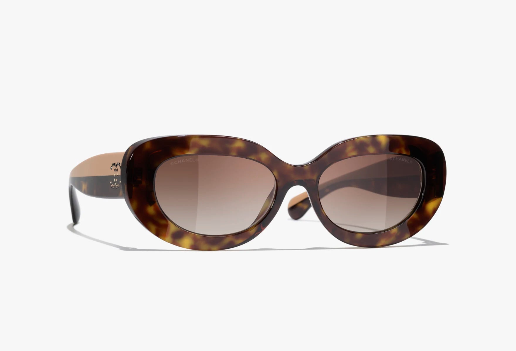 CHANEL ovale Sonnenbrille