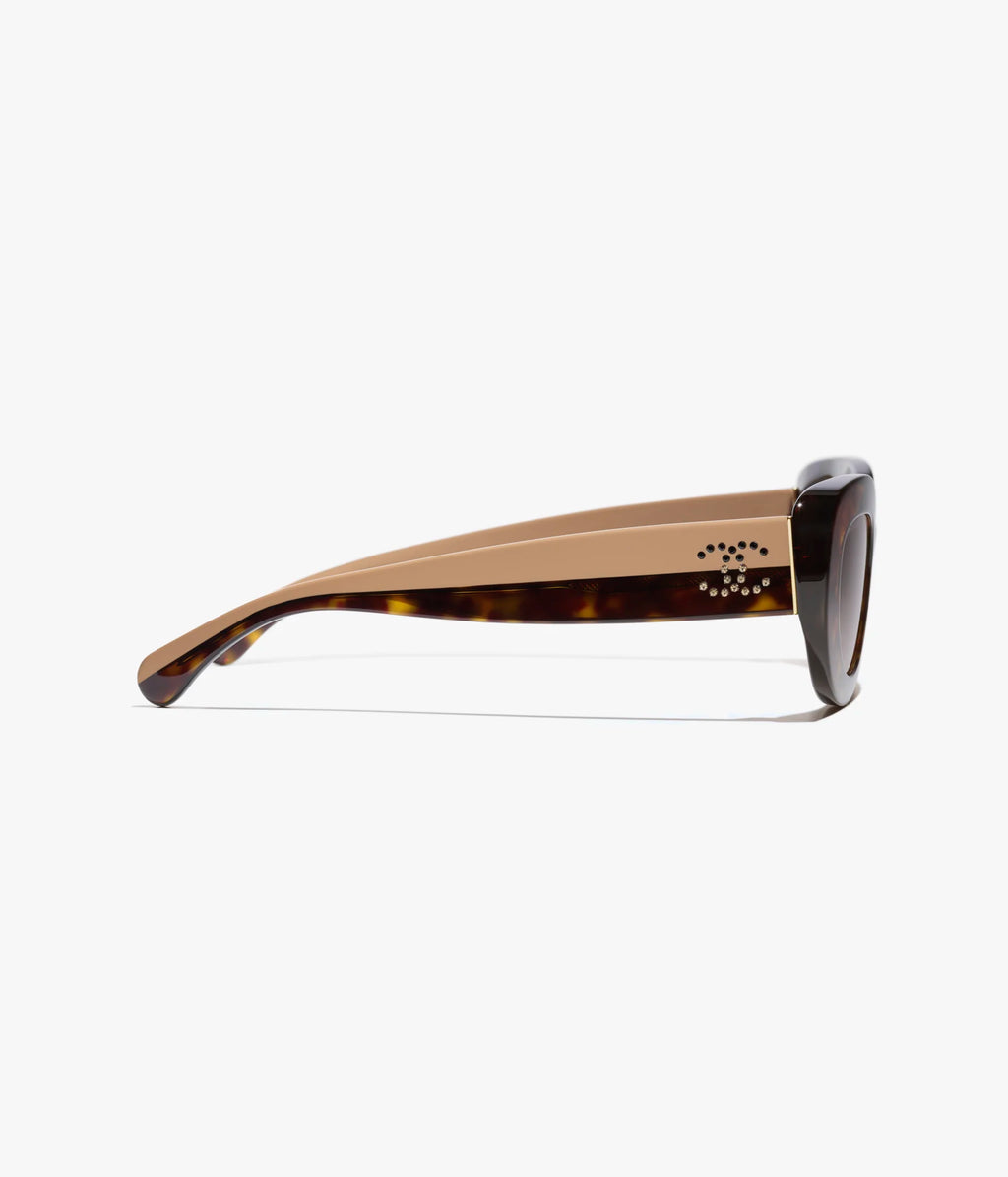 CHANEL ovale Sonnenbrille