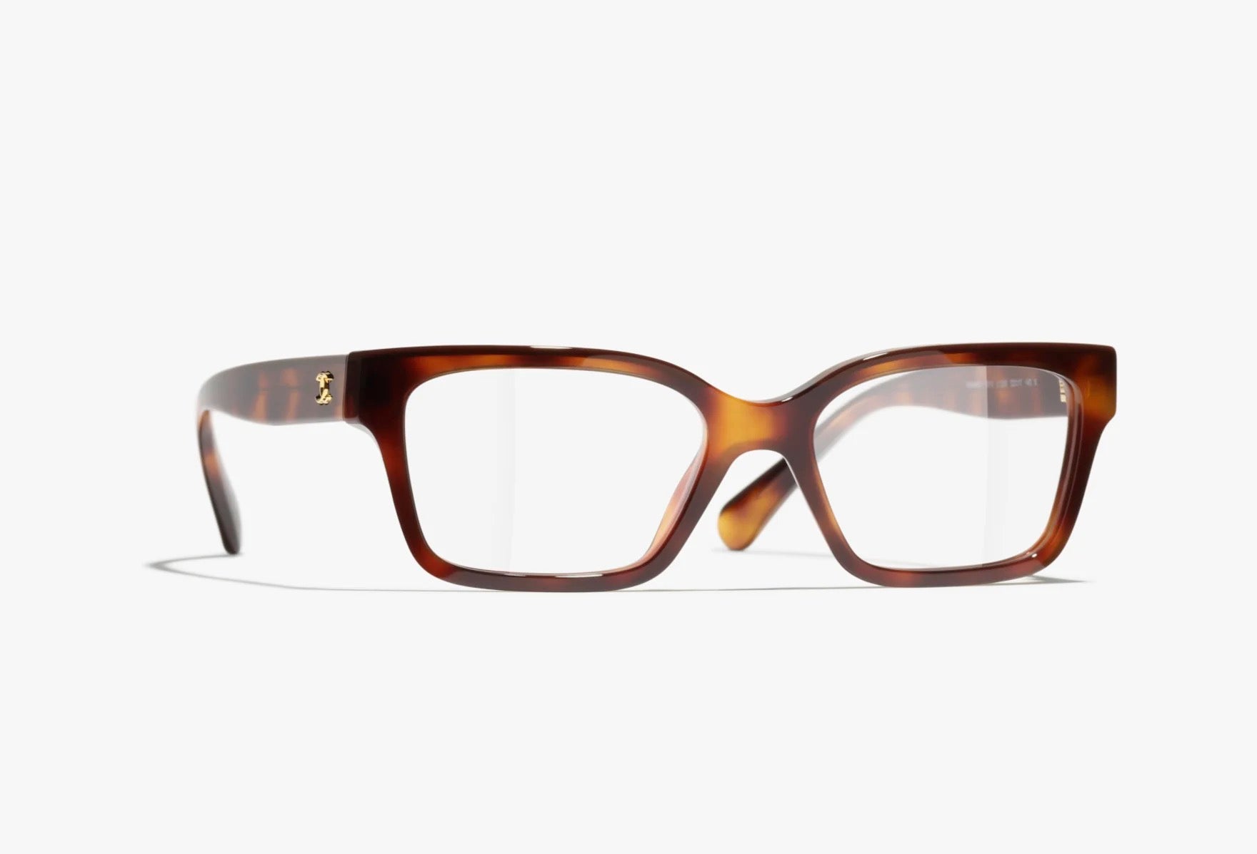 CHANEL Rechteckige Brille · Schildpatt