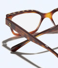 CHANEL Rechteckige Brille · Schildpatt