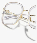 CHANEL Butterfly-Brille · Perlen
