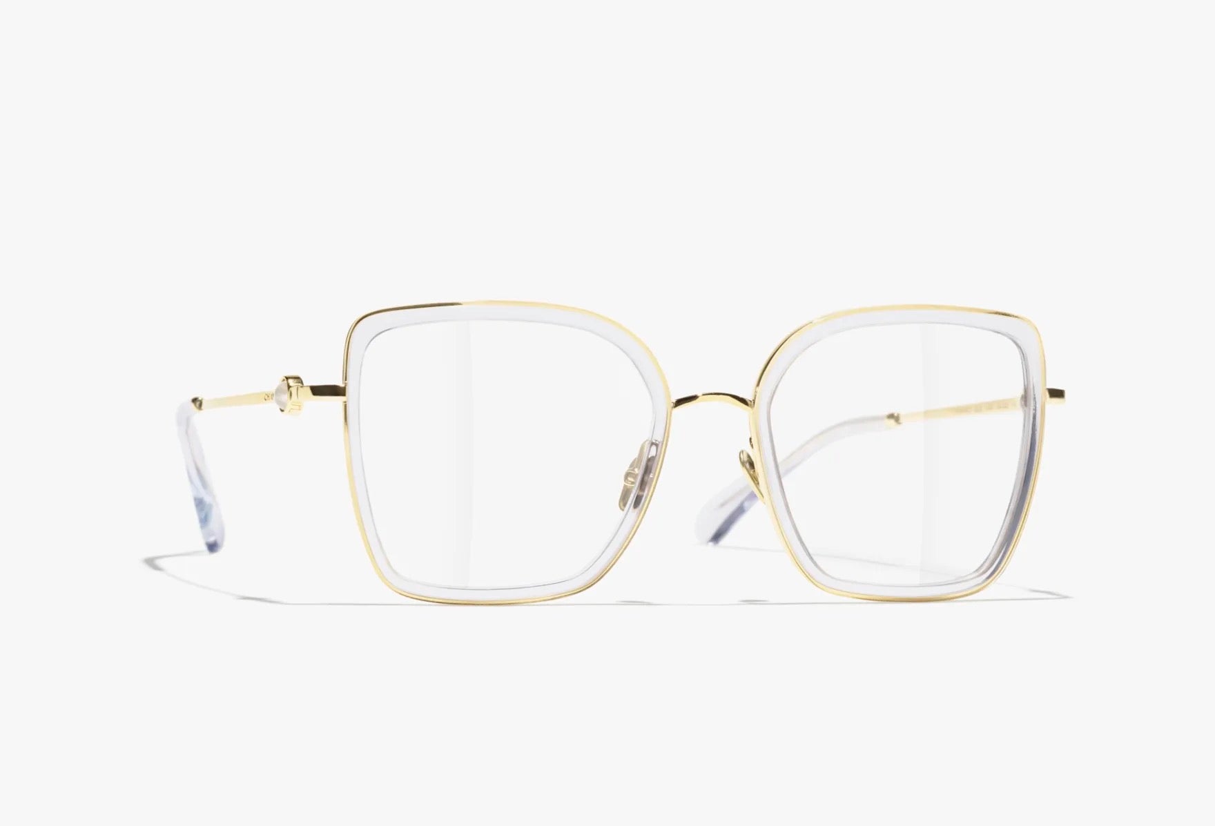 CHANEL Butterfly-Brille · Perlen