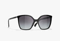 CHANEL Quadratische Sonnenbrille · Noir
