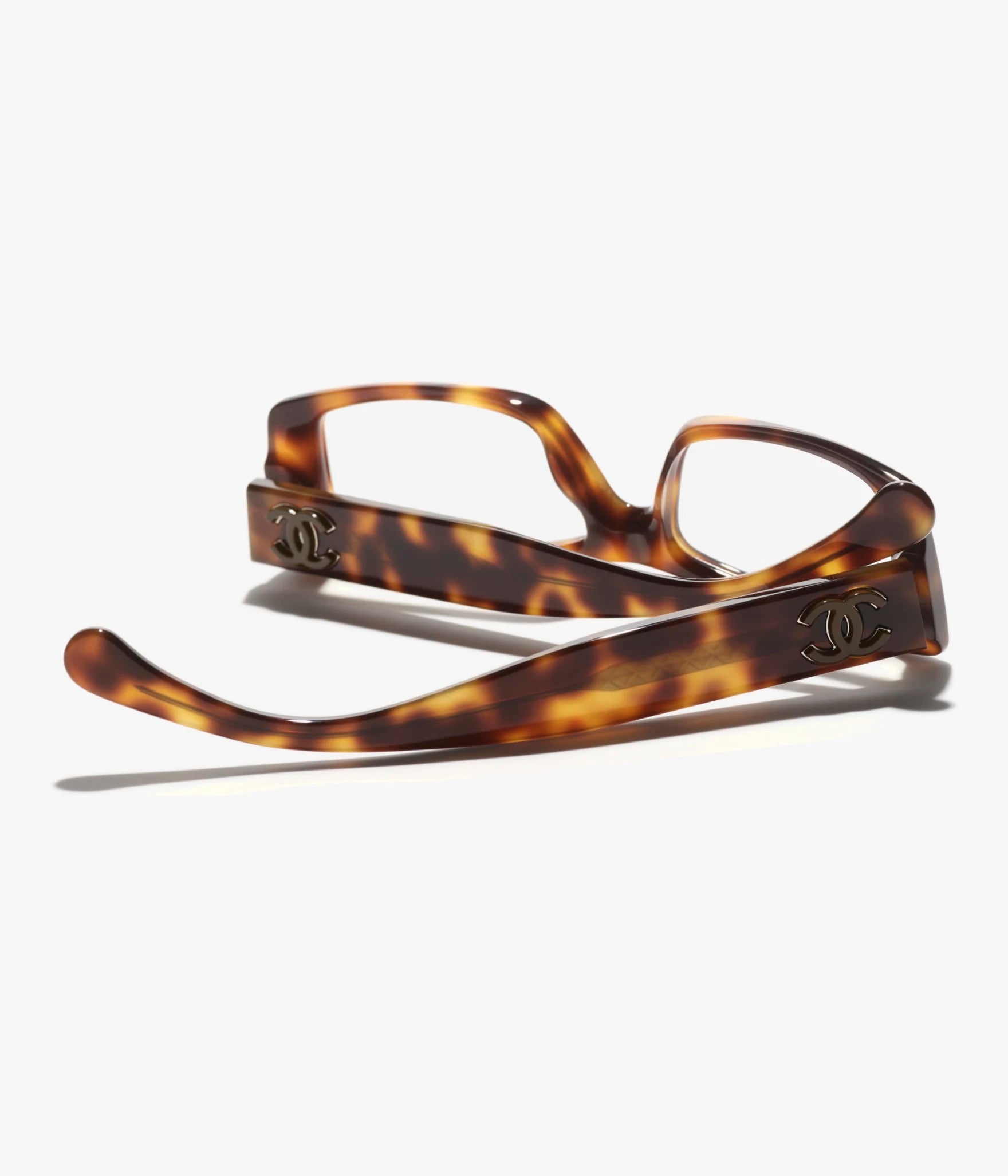 CHANEL Rechteckige Brille · Azetat