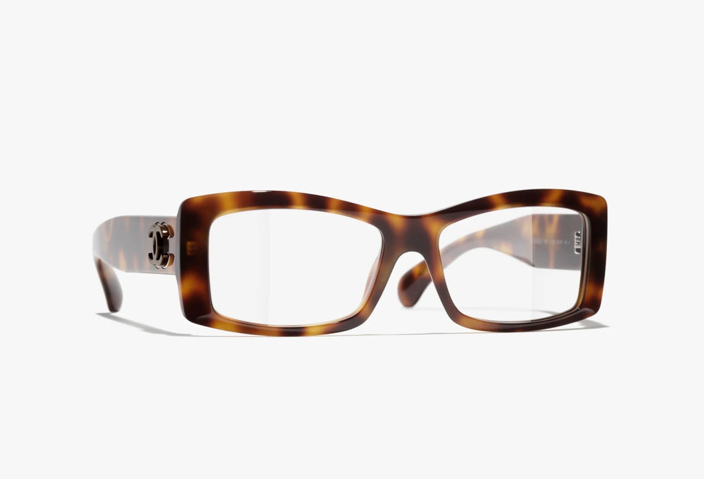 CHANEL Rechteckige Brille · Azetat