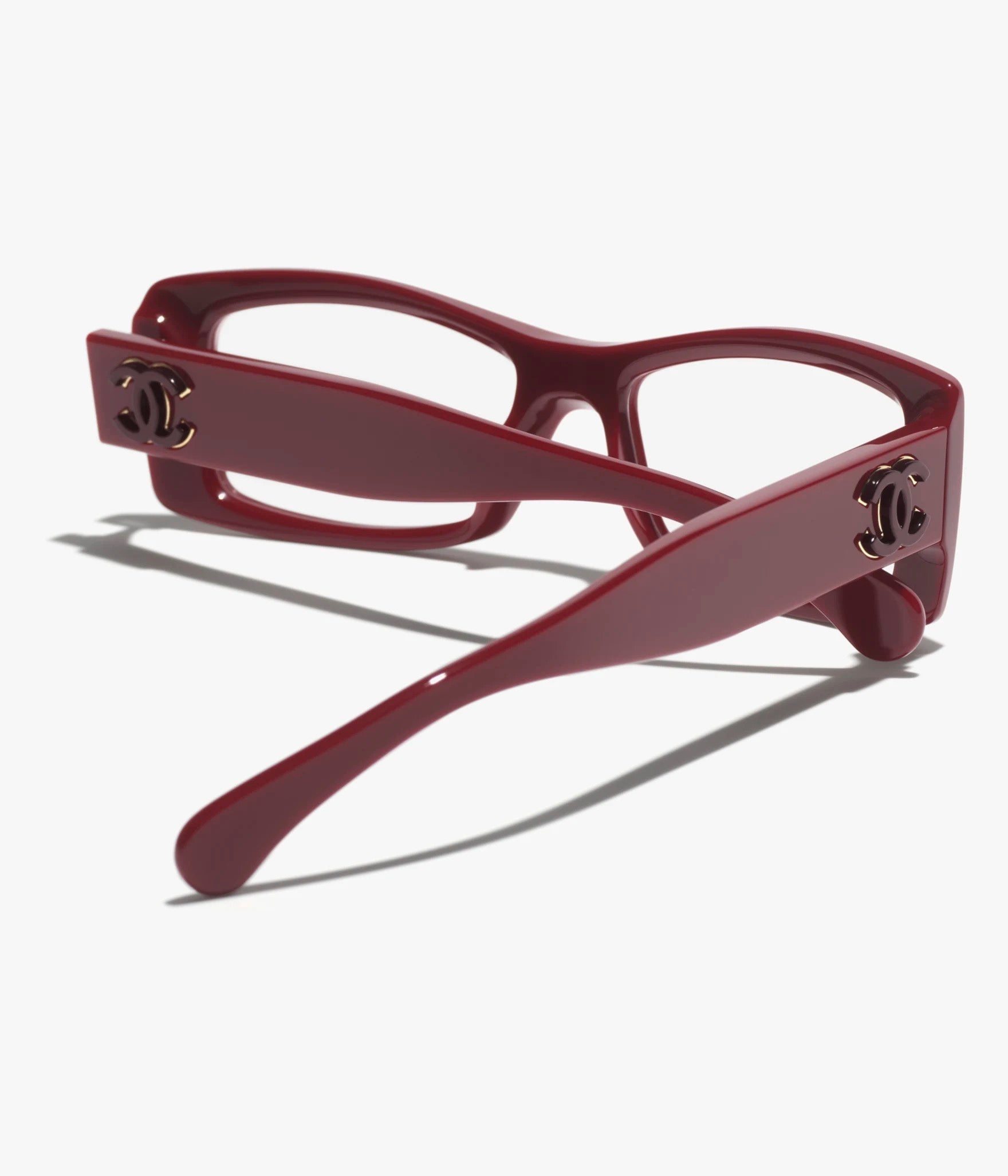 CHANEL Rechteckige Brille · Azetat