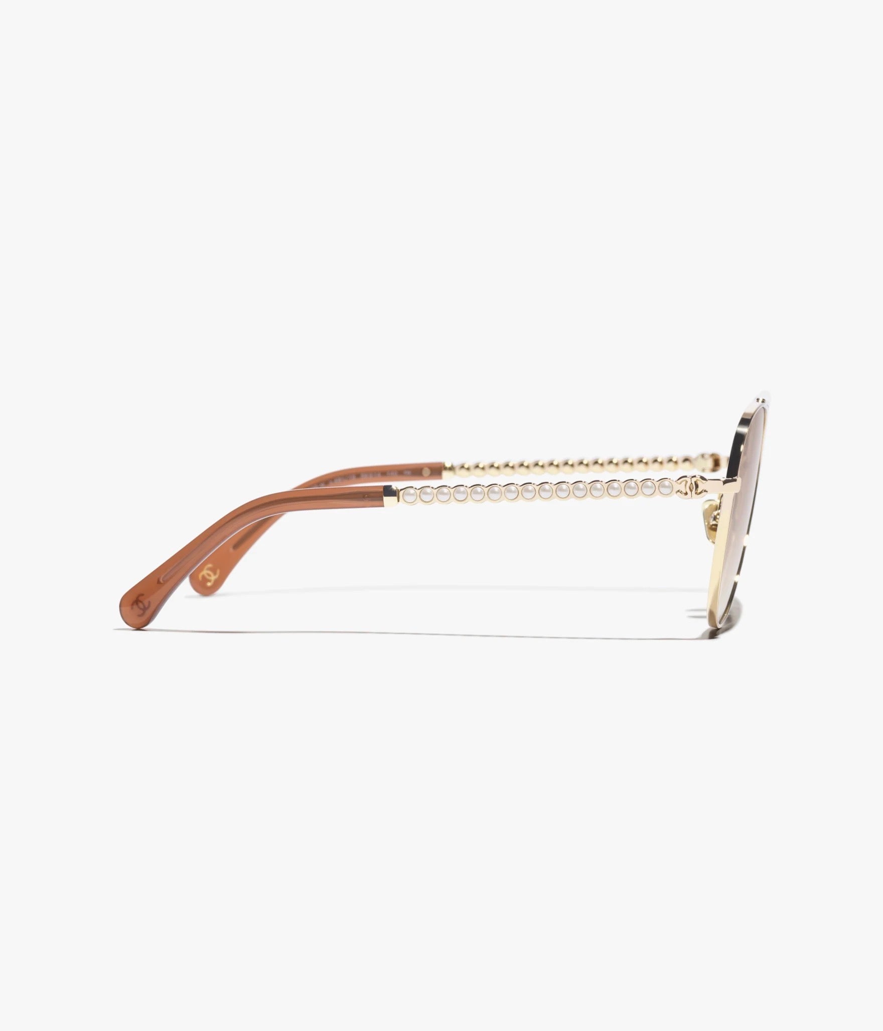 CHANEL Pilotensonnenbrille · Perlen