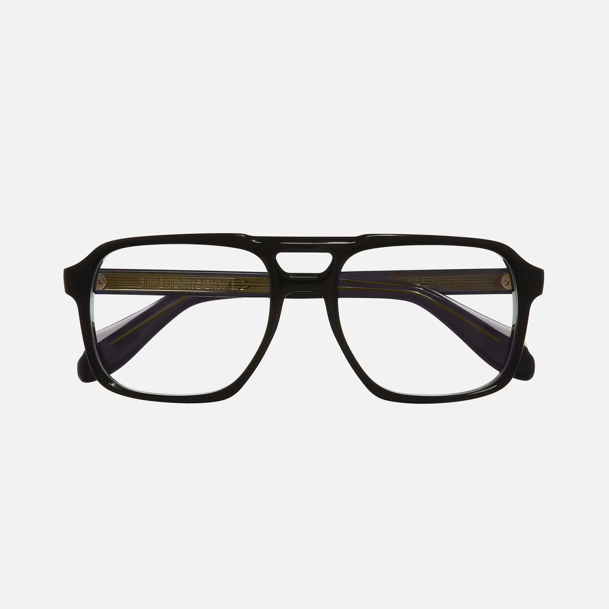 Cutler and Gross 1394 Aviator-Brille aus Acetat in Schwarz