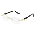 C de Cartier Korrektionsbrille Havanna Gold