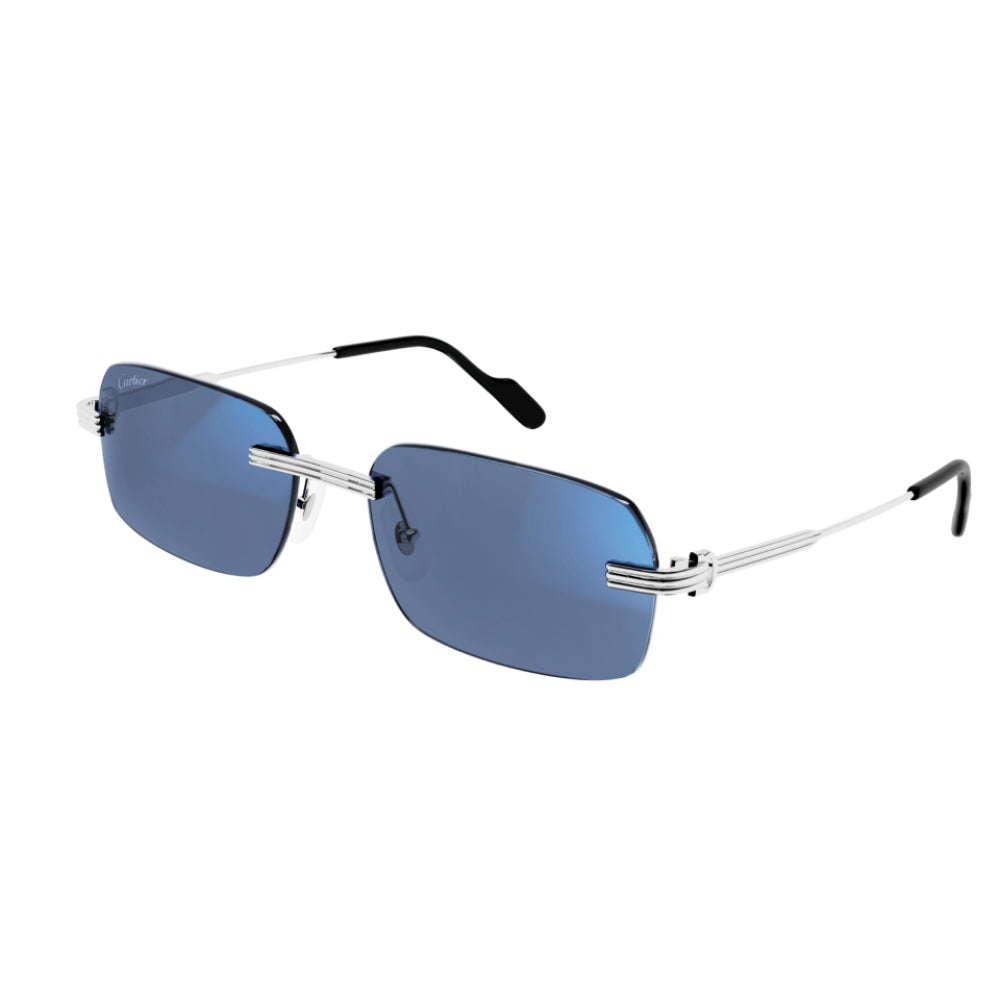Première de Cartier Sonnenbrille Silber