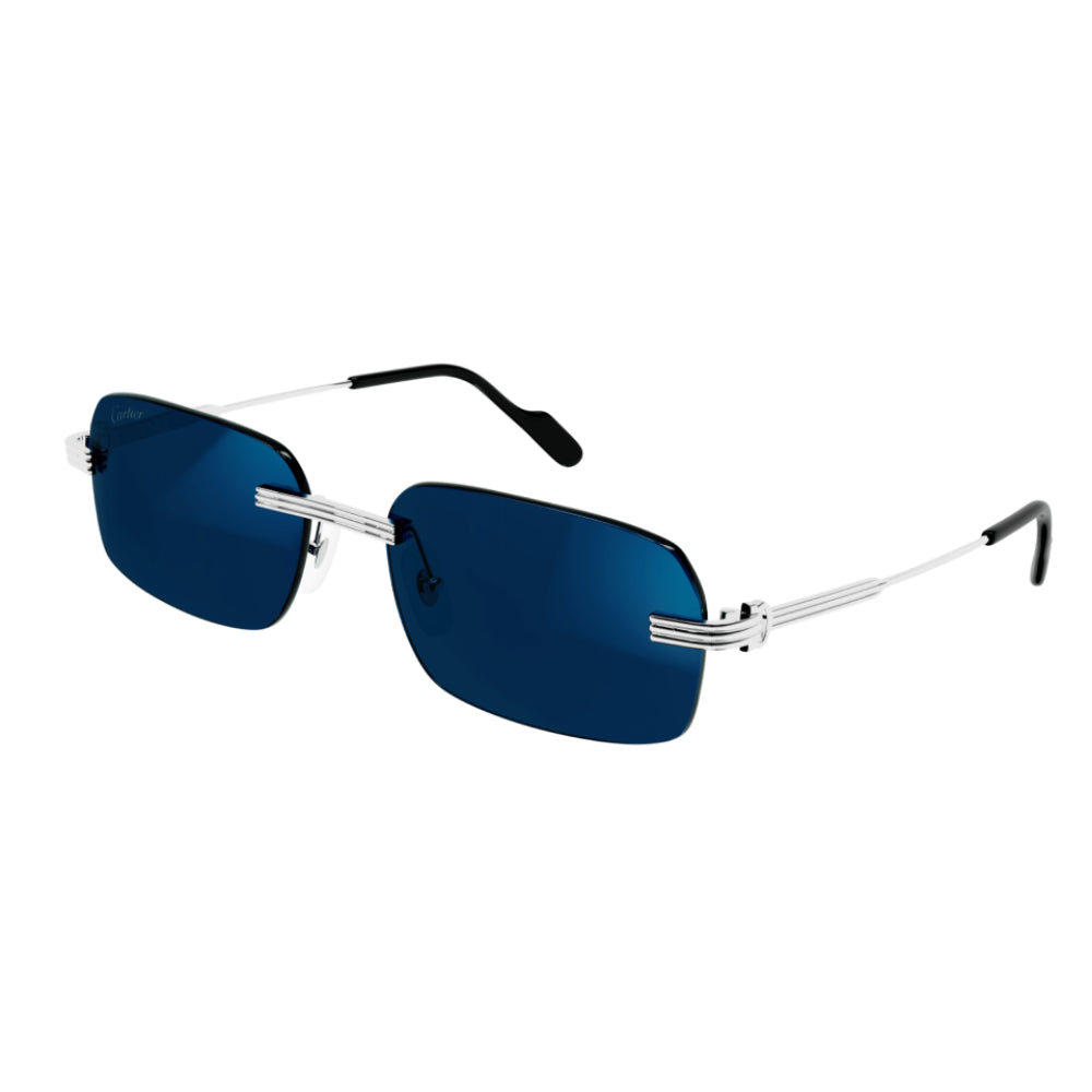 Première de Cartier Sonnenbrille Silber