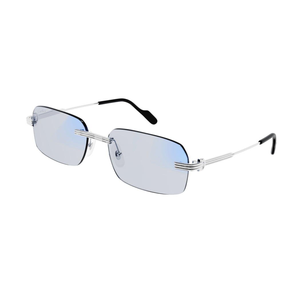 Première de Cartier Sonnenbrille Silber